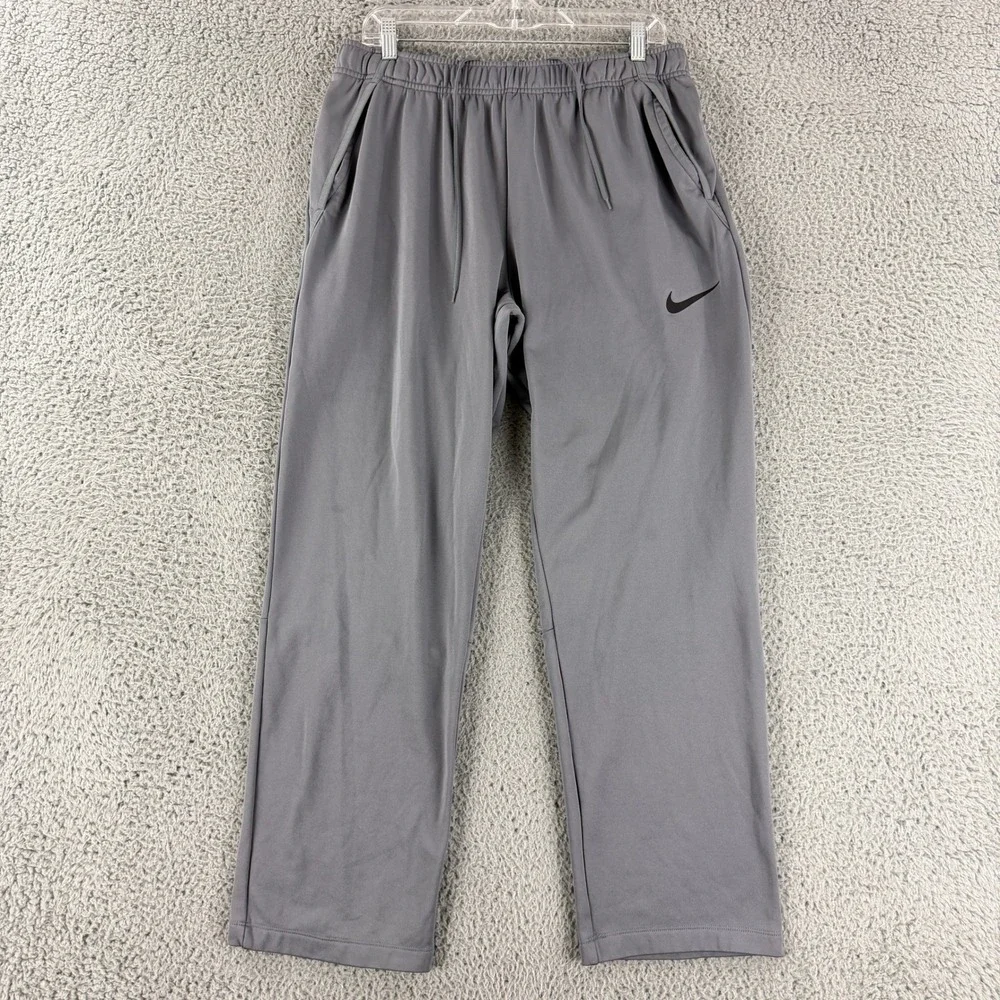 Nike Dri-FIT Epic Knit Training Pants Men's XL Smoke Gray Heather Straight Leg